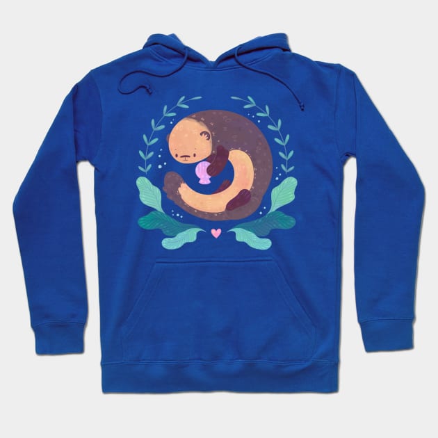 Sea Otter Hoodie by Niamh Smith Illustrations